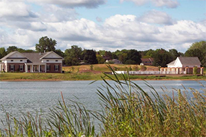 Pond at Erie Station Village