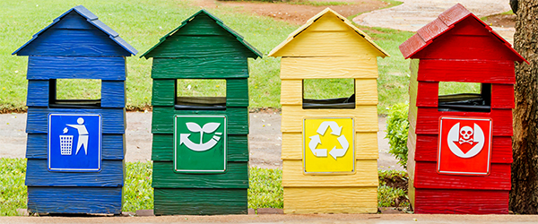 Recycling bins