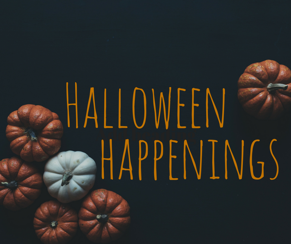 Text: Halloween Happenings