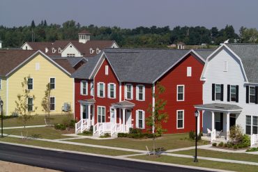 Two-bedroom townhouses on Wheeler Road.