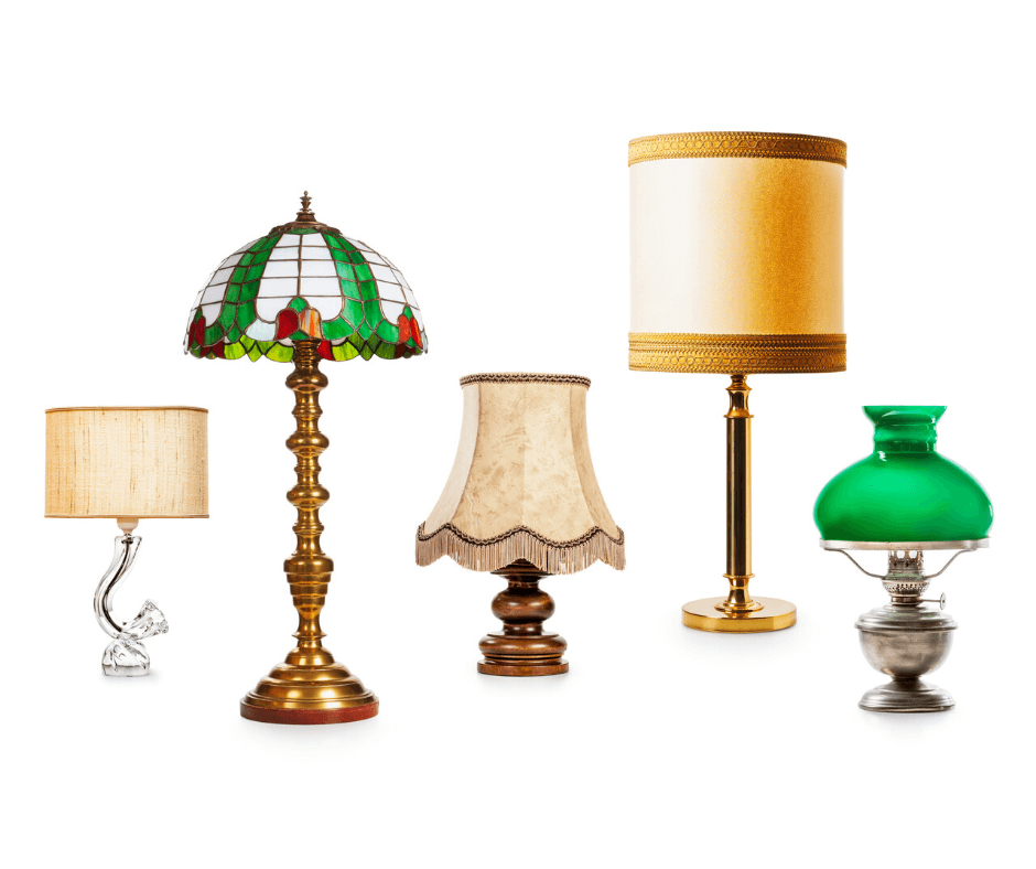 Lamps of different style