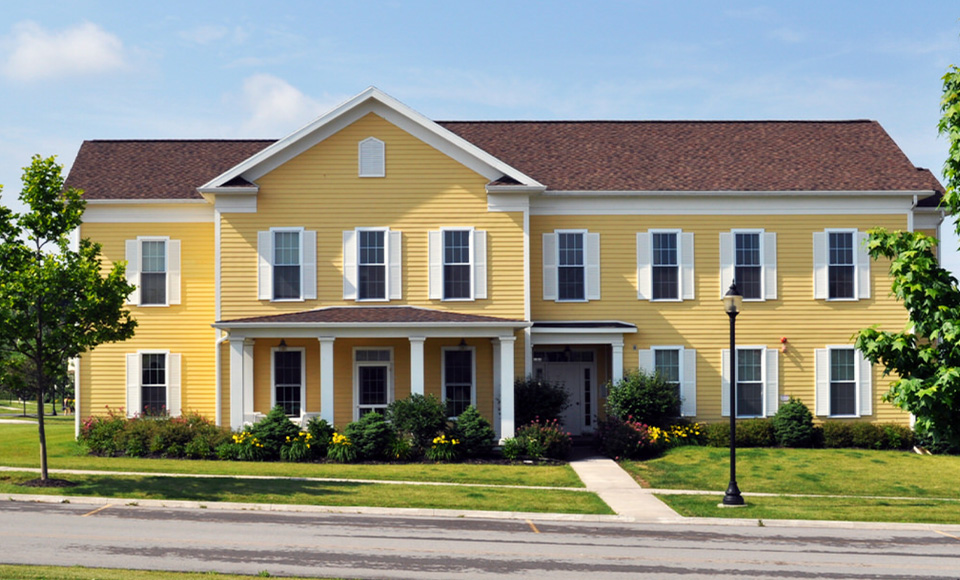 Mansion building on Gilmour Street housing one-, two-, and 3-bedroom apartments.