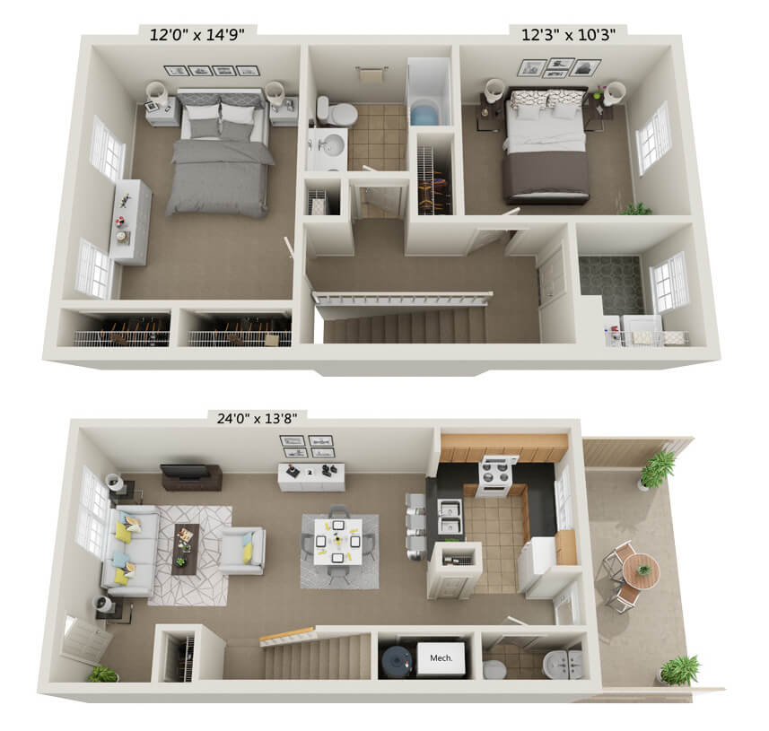 Townhouse T 2A Floorplan
